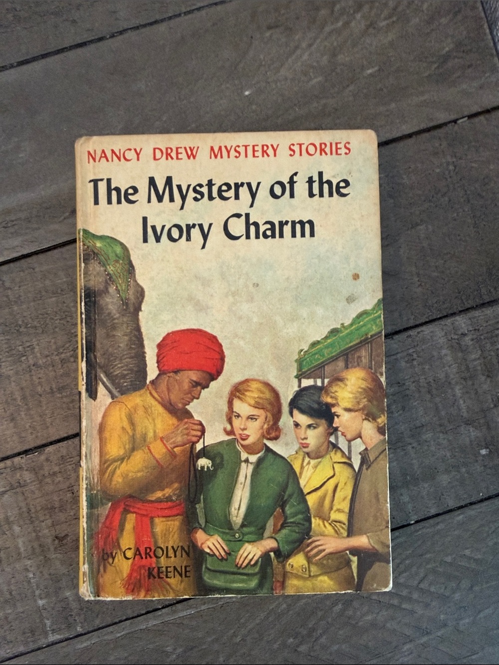 Vintage Nancy Drew The Mystery of the Ivory Charm Copyright 1936